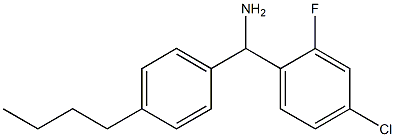 (4-butylphenyl)(4-chloro-2-fluorophenyl)methanamine Structure