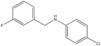 (4-chlorophenyl)(3-fluorophenyl)methylamine Structure