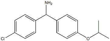 (4-chlorophenyl)[4-(propan-2-yloxy)phenyl]methanamine Structure