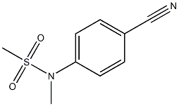 (4-cyanophenyl)-N-methylmethanesulfonamide Structure