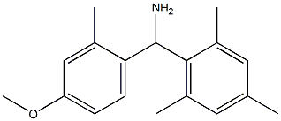 (4-methoxy-2-methylphenyl)(2,4,6-trimethylphenyl)methanamine 구조식 이미지