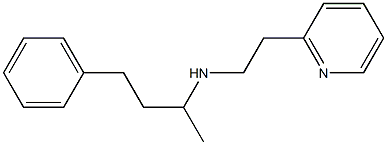 (4-phenylbutan-2-yl)[2-(pyridin-2-yl)ethyl]amine Structure