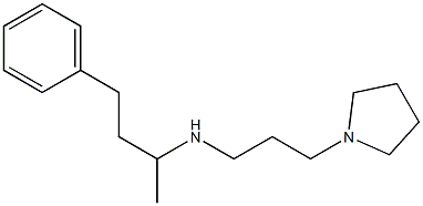 (4-phenylbutan-2-yl)[3-(pyrrolidin-1-yl)propyl]amine 구조식 이미지