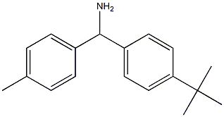 (4-tert-butylphenyl)(4-methylphenyl)methanamine 구조식 이미지