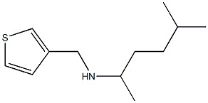 (5-methylhexan-2-yl)(thiophen-3-ylmethyl)amine Structure