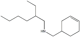 (cyclohex-3-en-1-ylmethyl)(2-ethylhexyl)amine Structure