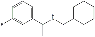(cyclohexylmethyl)[1-(3-fluorophenyl)ethyl]amine Structure