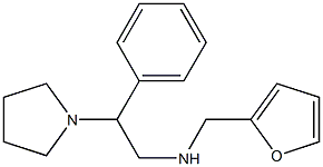 (furan-2-ylmethyl)[2-phenyl-2-(pyrrolidin-1-yl)ethyl]amine Structure