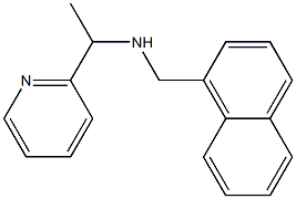(naphthalen-1-ylmethyl)[1-(pyridin-2-yl)ethyl]amine 구조식 이미지