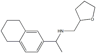 (oxolan-2-ylmethyl)[1-(5,6,7,8-tetrahydronaphthalen-2-yl)ethyl]amine 구조식 이미지