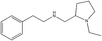 [(1-ethylpyrrolidin-2-yl)methyl](2-phenylethyl)amine 구조식 이미지