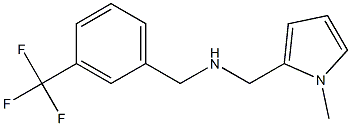 [(1-methyl-1H-pyrrol-2-yl)methyl]({[3-(trifluoromethyl)phenyl]methyl})amine Structure