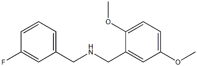 [(2,5-dimethoxyphenyl)methyl][(3-fluorophenyl)methyl]amine 구조식 이미지
