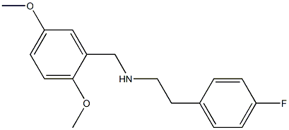 [(2,5-dimethoxyphenyl)methyl][2-(4-fluorophenyl)ethyl]amine Structure