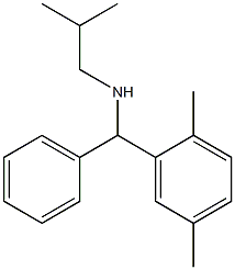 [(2,5-dimethylphenyl)(phenyl)methyl](2-methylpropyl)amine 구조식 이미지
