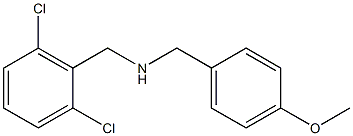 [(2,6-dichlorophenyl)methyl][(4-methoxyphenyl)methyl]amine Structure