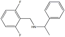 [(2,6-difluorophenyl)methyl](1-phenylethyl)amine Structure
