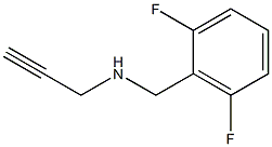 [(2,6-difluorophenyl)methyl](prop-2-yn-1-yl)amine 구조식 이미지