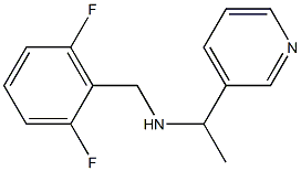 [(2,6-difluorophenyl)methyl][1-(pyridin-3-yl)ethyl]amine 구조식 이미지