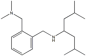 [(2-{[(2,6-dimethylheptan-4-yl)amino]methyl}phenyl)methyl]dimethylamine Structure