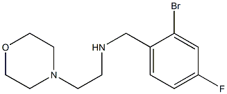 [(2-bromo-4-fluorophenyl)methyl][2-(morpholin-4-yl)ethyl]amine 구조식 이미지