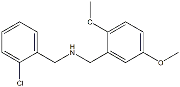 [(2-chlorophenyl)methyl][(2,5-dimethoxyphenyl)methyl]amine Structure