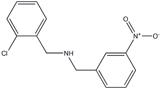 [(2-chlorophenyl)methyl][(3-nitrophenyl)methyl]amine Structure