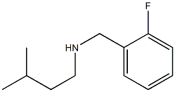 [(2-fluorophenyl)methyl](3-methylbutyl)amine 구조식 이미지