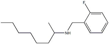 [(2-fluorophenyl)methyl](octan-2-yl)amine Structure