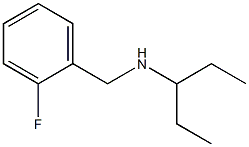 [(2-fluorophenyl)methyl](pentan-3-yl)amine Structure