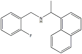 [(2-fluorophenyl)methyl][1-(naphthalen-1-yl)ethyl]amine 구조식 이미지