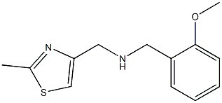 [(2-methoxyphenyl)methyl][(2-methyl-1,3-thiazol-4-yl)methyl]amine Structure