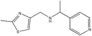 [(2-methyl-1,3-thiazol-4-yl)methyl][1-(pyridin-4-yl)ethyl]amine Structure