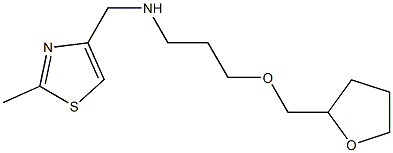 [(2-methyl-1,3-thiazol-4-yl)methyl][3-(oxolan-2-ylmethoxy)propyl]amine 구조식 이미지