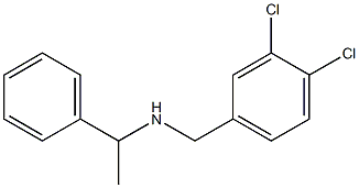 [(3,4-dichlorophenyl)methyl](1-phenylethyl)amine 구조식 이미지