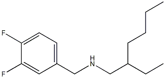 [(3,4-difluorophenyl)methyl](2-ethylhexyl)amine 구조식 이미지