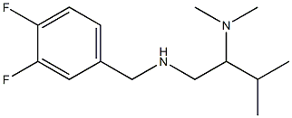 [(3,4-difluorophenyl)methyl][2-(dimethylamino)-3-methylbutyl]amine Structure