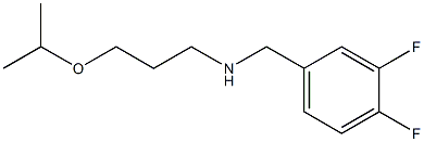 [(3,4-difluorophenyl)methyl][3-(propan-2-yloxy)propyl]amine Structure