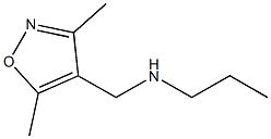 [(3,5-dimethyl-1,2-oxazol-4-yl)methyl](propyl)amine 구조식 이미지