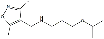 [(3,5-dimethyl-1,2-oxazol-4-yl)methyl][3-(propan-2-yloxy)propyl]amine 구조식 이미지