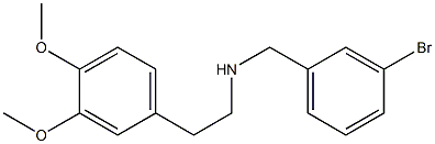 [(3-bromophenyl)methyl][2-(3,4-dimethoxyphenyl)ethyl]amine Structure
