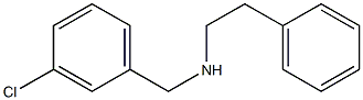 [(3-chlorophenyl)methyl](2-phenylethyl)amine Structure