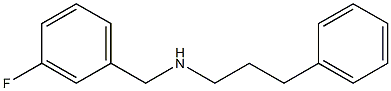 [(3-fluorophenyl)methyl](3-phenylpropyl)amine Structure