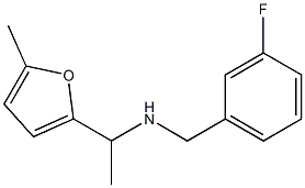 [(3-fluorophenyl)methyl][1-(5-methylfuran-2-yl)ethyl]amine Structure