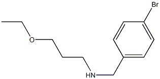 [(4-bromophenyl)methyl](3-ethoxypropyl)amine 구조식 이미지