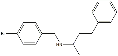 [(4-bromophenyl)methyl](4-phenylbutan-2-yl)amine 구조식 이미지