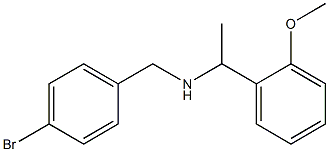 [(4-bromophenyl)methyl][1-(2-methoxyphenyl)ethyl]amine 구조식 이미지