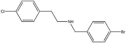 [(4-bromophenyl)methyl][2-(4-chlorophenyl)ethyl]amine Structure