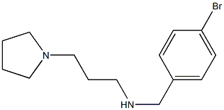 [(4-bromophenyl)methyl][3-(pyrrolidin-1-yl)propyl]amine 구조식 이미지