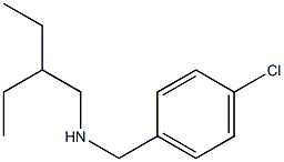 [(4-chlorophenyl)methyl](2-ethylbutyl)amine Structure